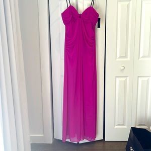 Laundry strapless pink dress sz 12. Brand new